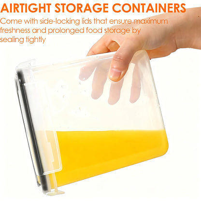 Airtight Food Storage 9-Piece Set | 2L Containers with Labels, BPA-Free