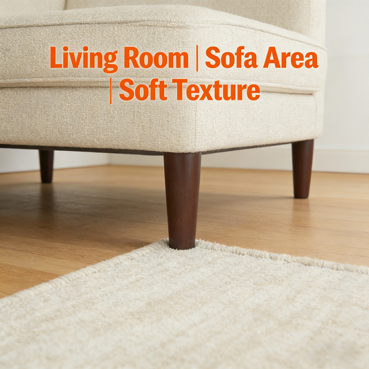 Nourison Essentials Ivory Beige 4' x 6' Area Rug - Easy Clean, Non Shedding, Bed Room, Living Room, Dining Room, Kitchen (4' x 6')