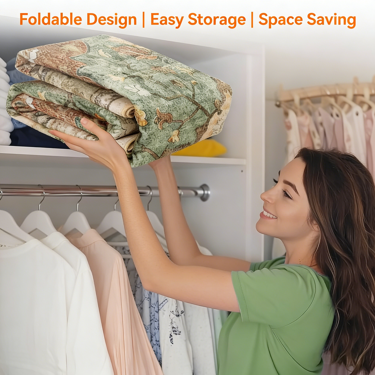 5'x7' Washable Non-Slip Area Rug – Floral Vintage Medallion Pattern