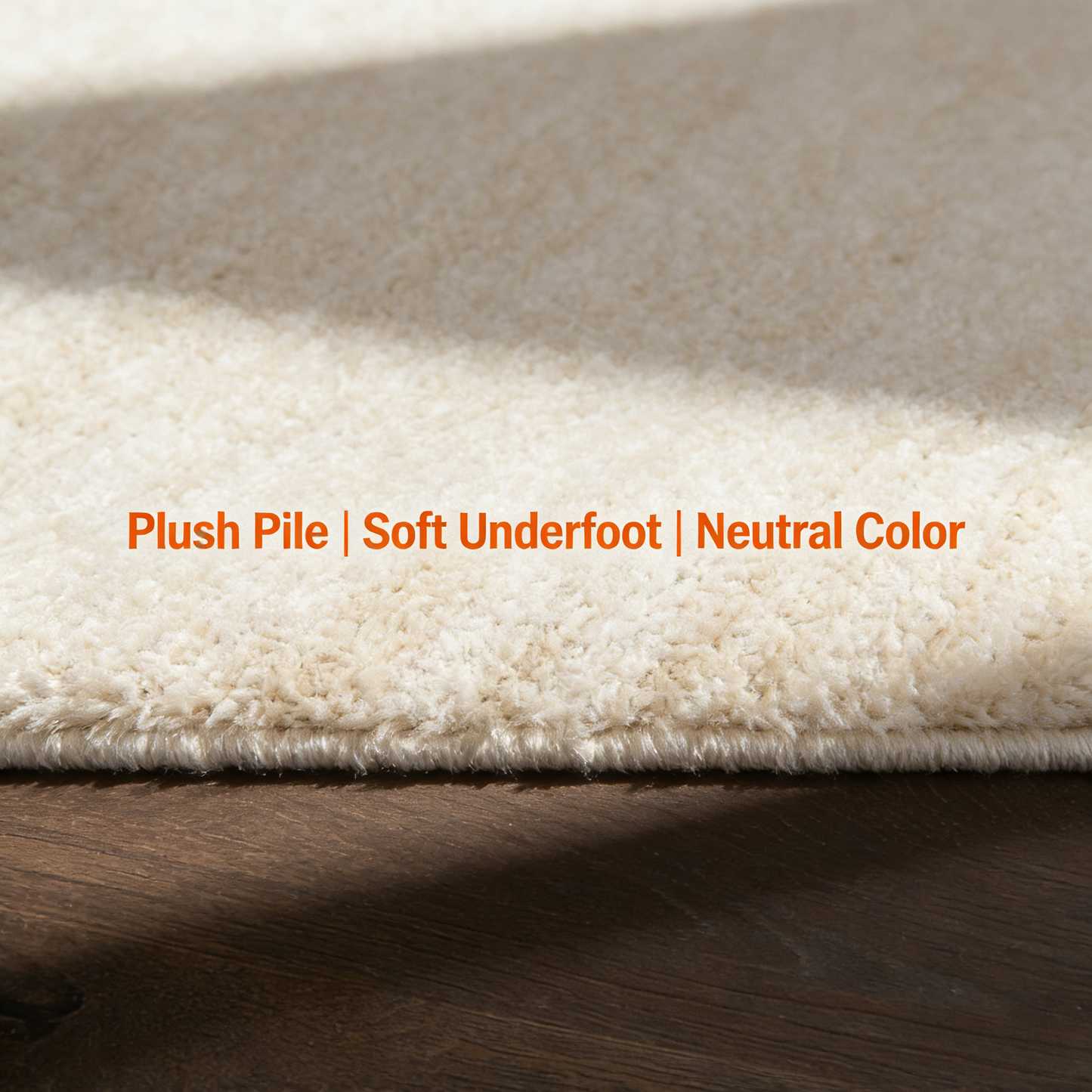 Nourison Essentials Ivory Beige 4' x 6' Area Rug - Easy Clean, Non Shedding, Bed Room, Living Room, Dining Room, Kitchen (4' x 6')