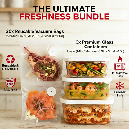 ModuCore Complete Vacuum Sealing Food Storage Bundle